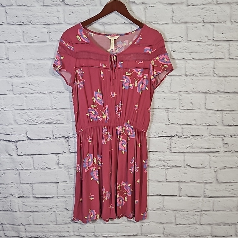 Matilda Jane dusty rose floral dress